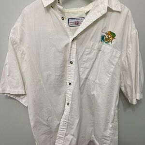 Old School Embroidered Fishing Shirt- Penn Reels XXL